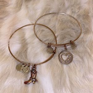 Alex and Ani bracelets 2 different designs. Can be sold separate or together